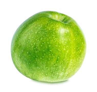Elma beyaz üzerine izole 