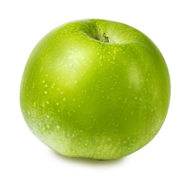 Elma beyaz üzerine izole 