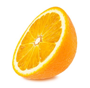 üzerinde beyaz izole portakal 