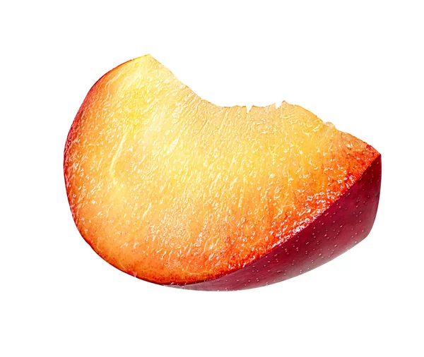 Plum on a white — Stock Photo, Image