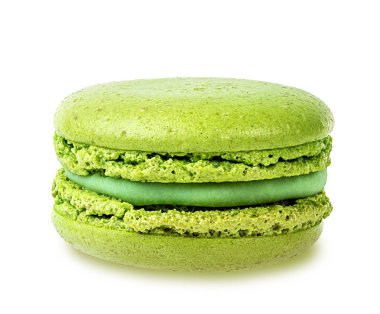 beyaz izole macaroons