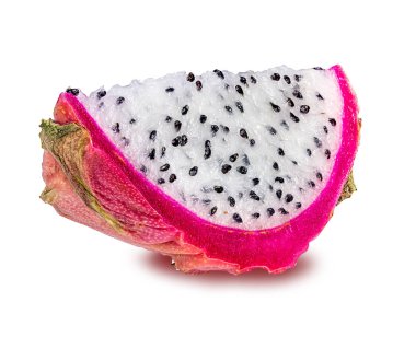 dragon meyve üzerinde beyaz izole