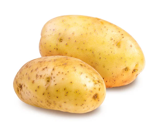 在白色上分离的土豆 — 图库照片