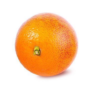 Beyaz izole kırmızı turuncu meyve 