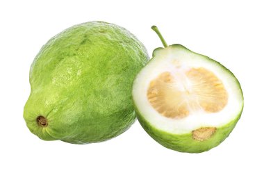 Guava beyaz üzerine izole 