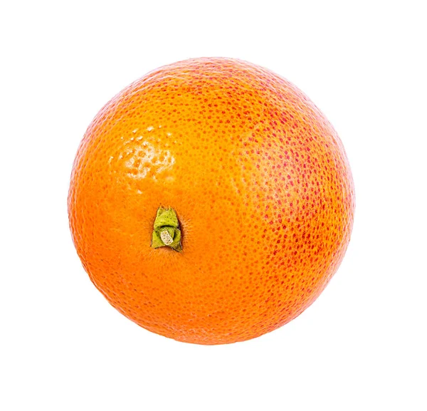 Fruta laranja vermelha isolada sobre branco — Fotografia de Stock