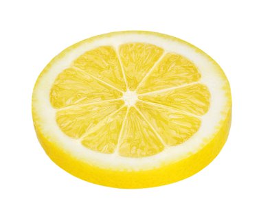 Beyaza izole edilmiş taze limon 