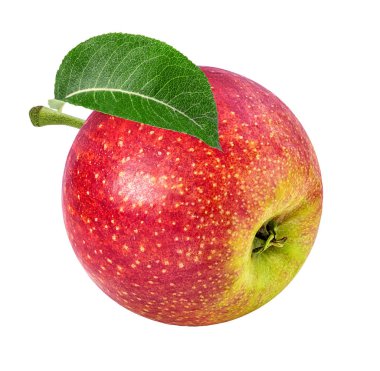 Elma beyaz üzerine izole 