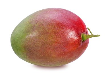 Beyaz üzerine izole edilmiş mango meyvesi.