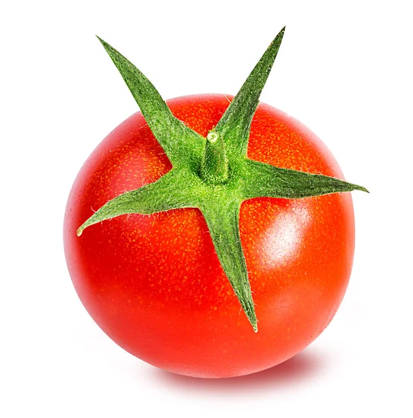 Вишневі помідори ізольовані на білому — стокове фото