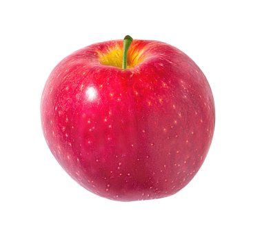 Elma beyaz üzerine izole 