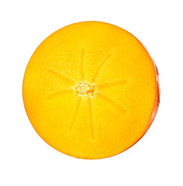 Trabzon hurması meyve üzerinde beyaz izole 