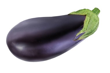 Beyaz üzerine izole edilmiş patlıcanlar 