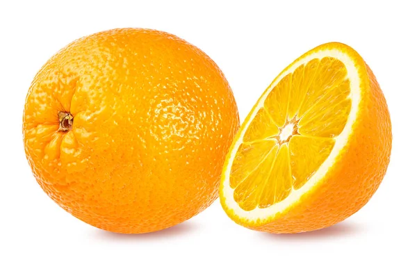 Oranges isolated on the white — Stock Photo, Image