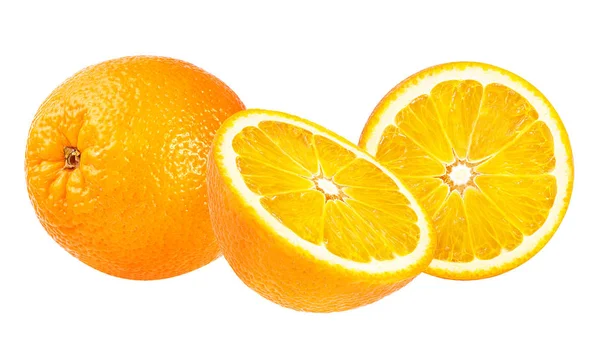 Oranges isolated on the white — Stock Photo, Image