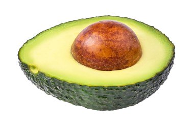 Avokado beyaz üzerine izole 