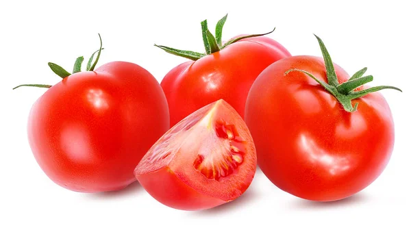 Tomate isoliert auf weiß — Stockfoto