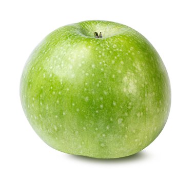 Elma beyaz üzerine izole 