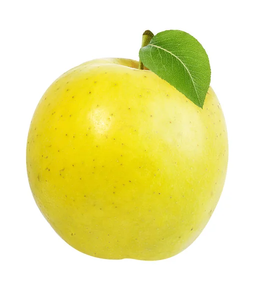 Manzana aislada en blanco —  Fotos de Stock