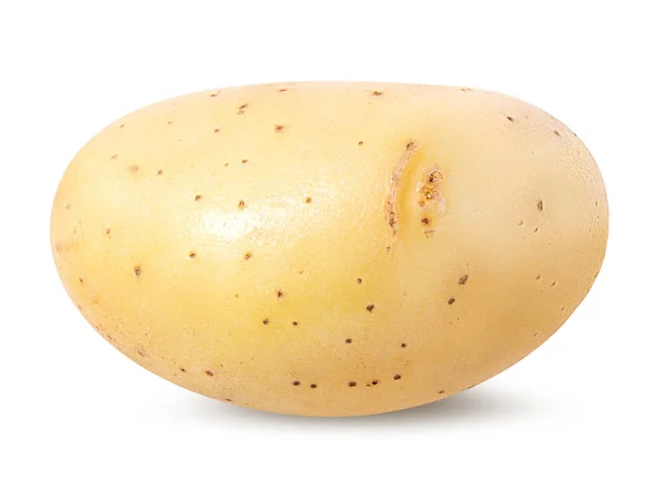 Potatis isolerad på vitt — Stockfoto