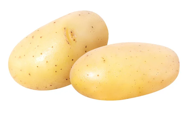 Potatis isolerad på vitt — Stockfoto