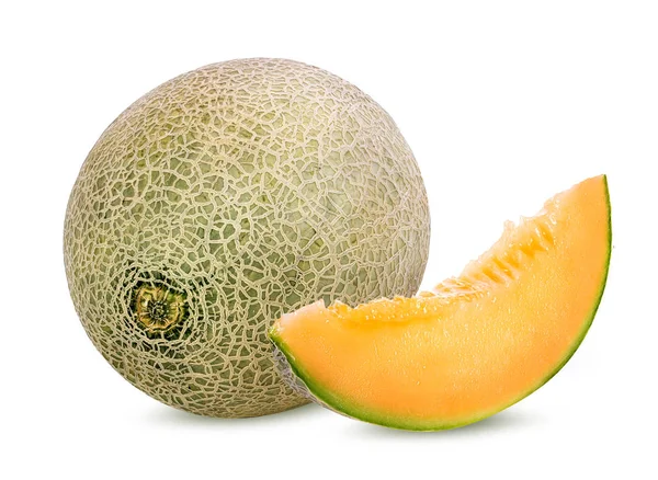 Melon isolerad på vitt — Stockfoto