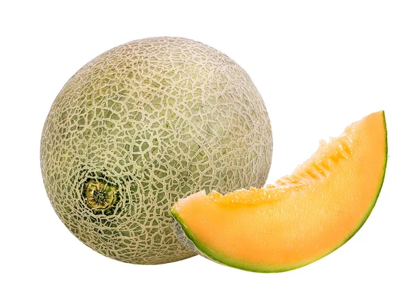 Melon isolerad på vitt — Stockfoto