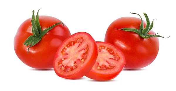 Tomate Aislado Sobre Fondo Blanco — Foto de Stock