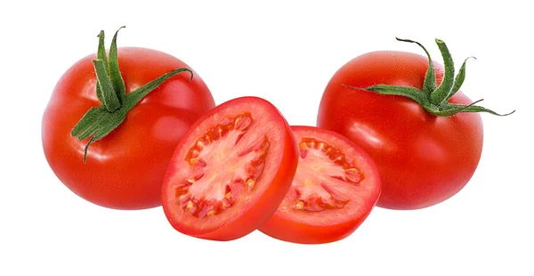 Tomate Aislado Sobre Fondo Blanco — Foto de Stock