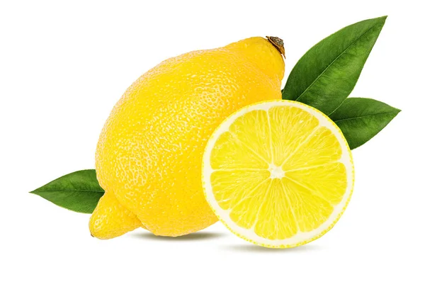 Citron Isolé Sur Fond Blanc — Photo