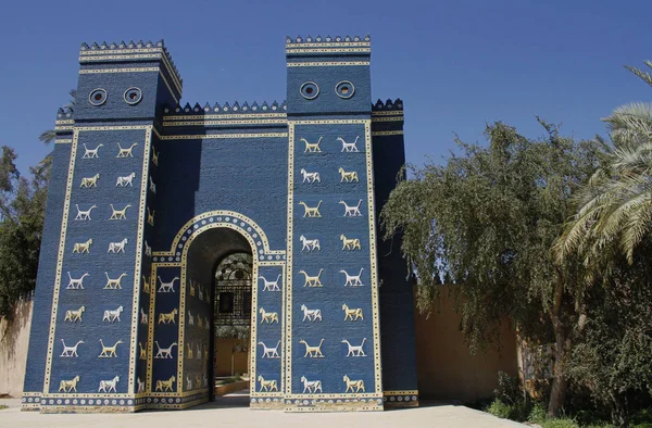 Іштар ворота, Вавилон — стокове фото