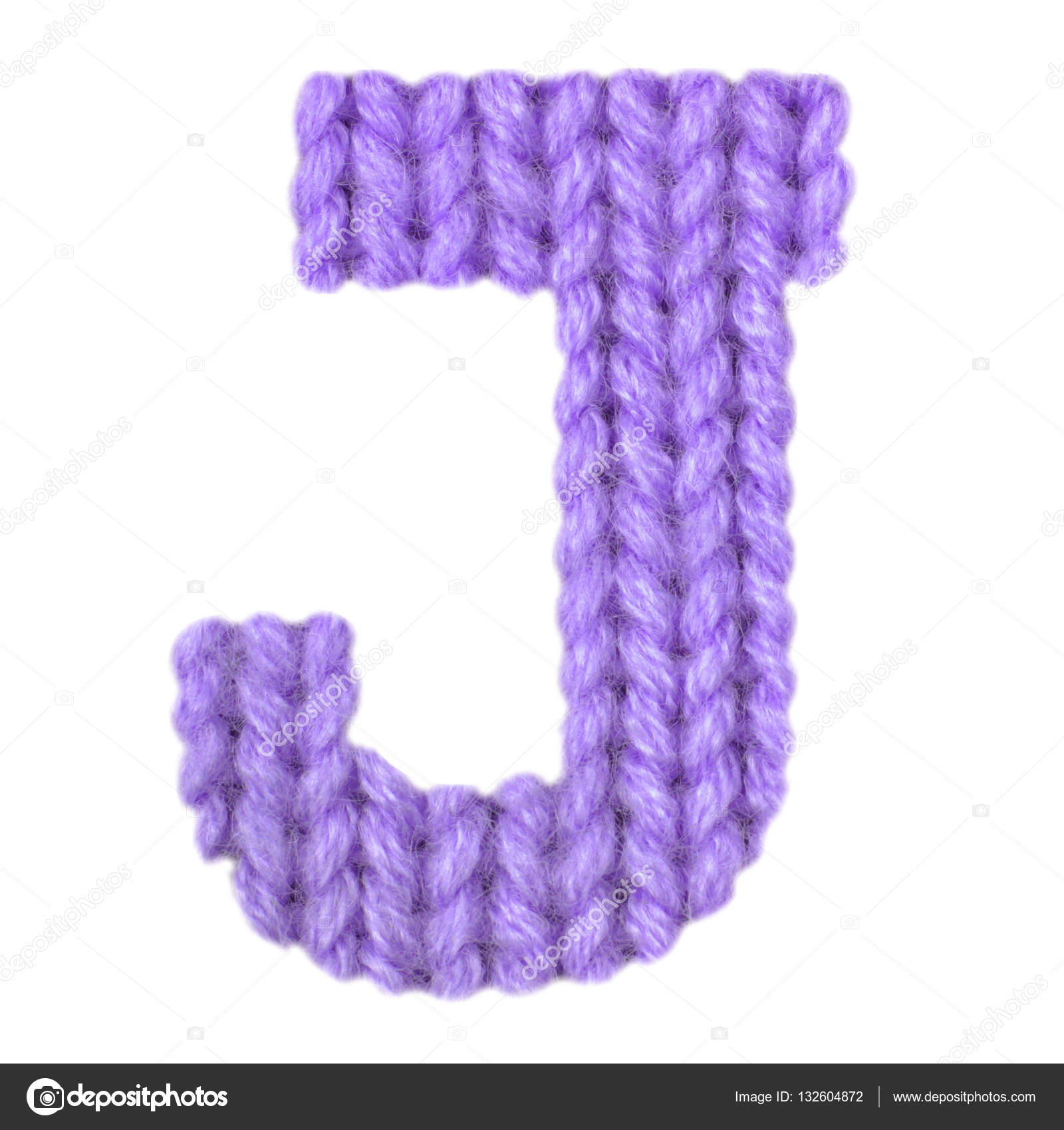 The Letter J In Purple Letter J English Alphabet Color