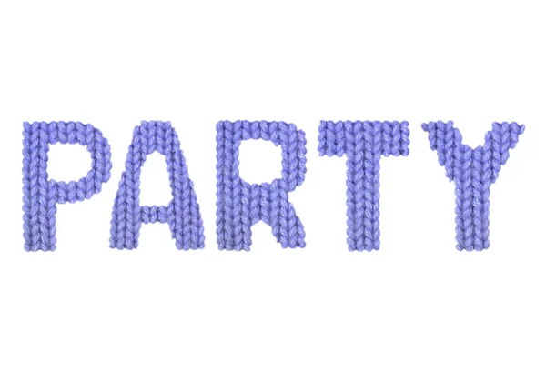 Party. Color dark blue — Stock Photo, Image