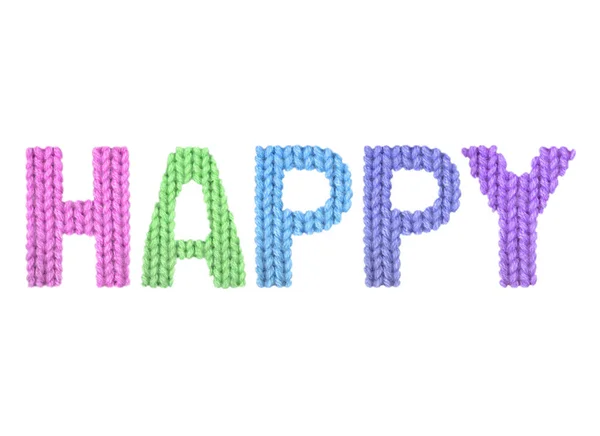 Ευτυχισμένο. Χρώμα ουράνιο τόξο — Φωτογραφία Αρχείου