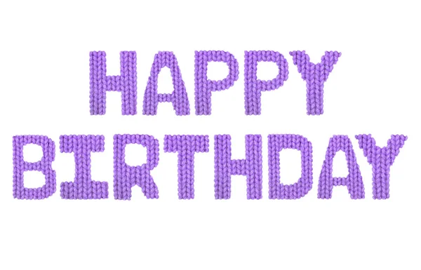 Feliz cumpleaños. Color púrpura — Foto de Stock