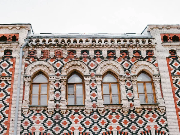 Brick oud gebouw in het centrum van Moskou — Stockfoto