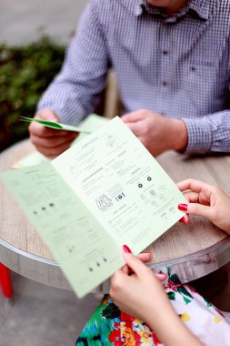Restoran Menü görünüyor