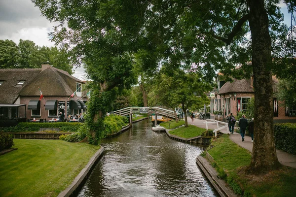 Il villaggio di Giethoorn, Paesi Bassi — Foto Stock