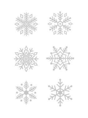  kar tanesi kar kış sembolleri ok