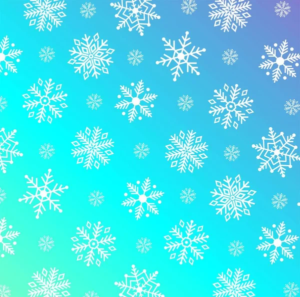 Snöflinga snö vintern symboler pilen — Stockfoto