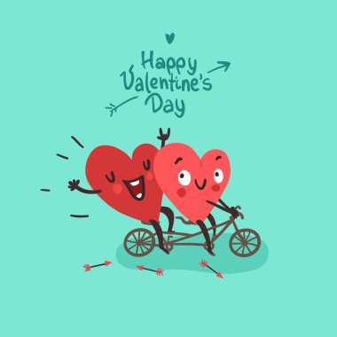 İki mutlu kalbi biking aşık
