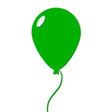 balon ikon vektör illüstrasyonu