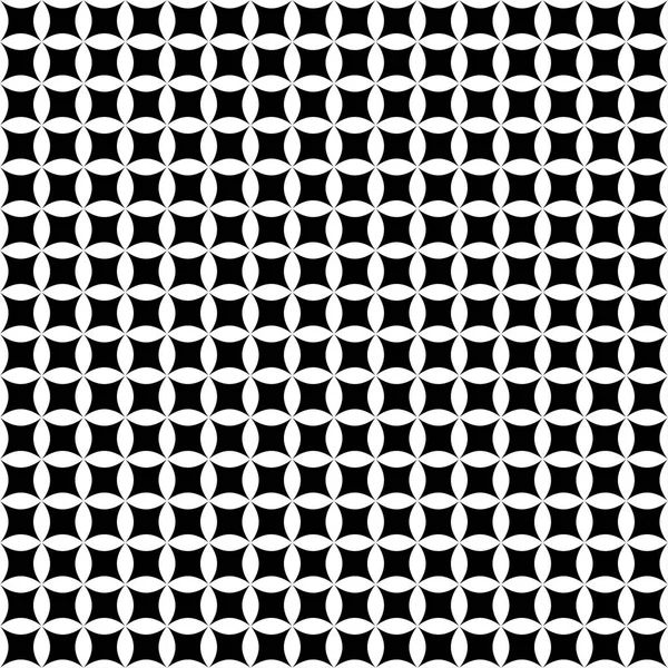 Vektor illustration av sömlösa svartvita geometriska mönster — Stock vektor