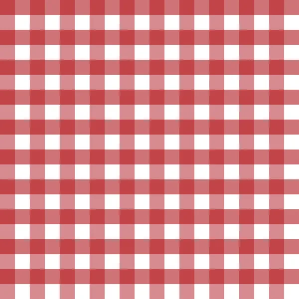 Vector red seamless patterns tablecloths — Stock Vector