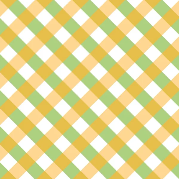 Checkered table cloth background. Background of diagonal. Traditional tablecloth pattern — Stock Vector