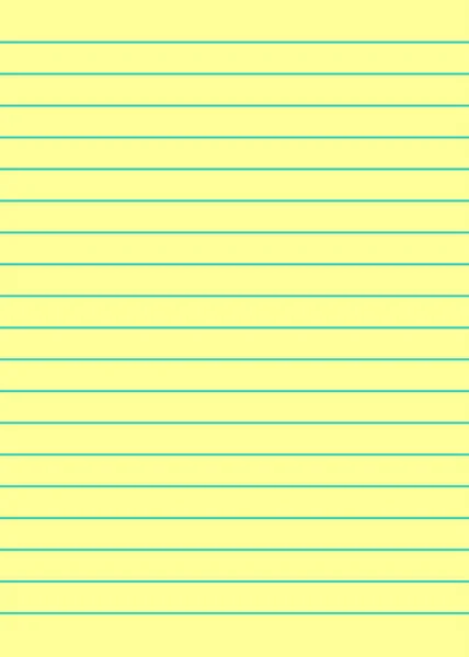 Notebook papier fond. Papier doublé jaune — Image vectorielle