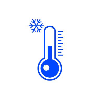Soğuk hava termometre simgesi