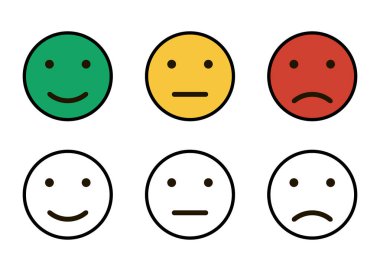 Gülümse ikon vektör illüstrasyonu