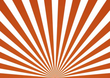 Güneş ışınları. vektör illüstrasyonu