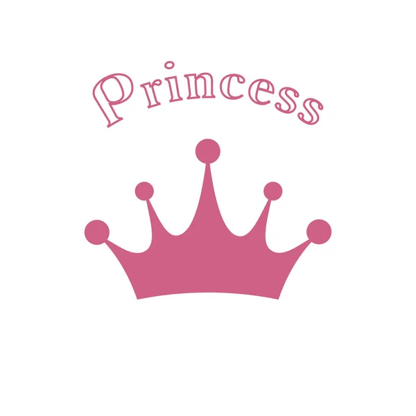 Princesse Couronne, illustration vectorielle — Image vectorielle